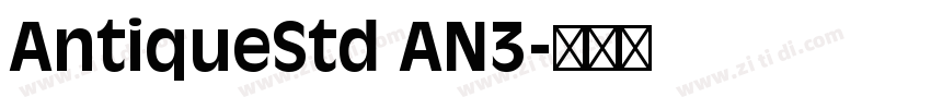 AntiqueStd AN3字体转换